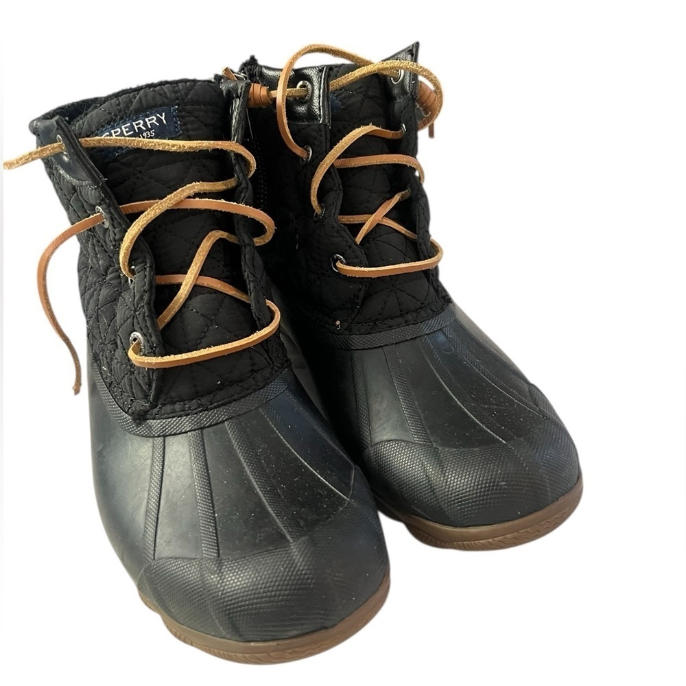 Sperry Women’s Winter / Rain Boots – Black – Size 7